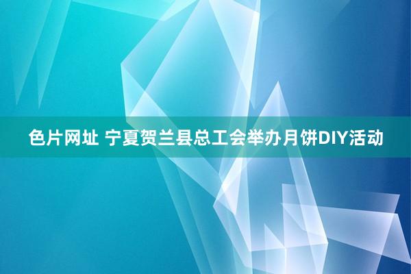 色片网址 宁夏贺兰县总工会举办月饼DIY活动