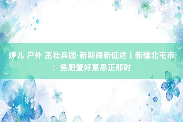 婷儿 户外 茁壮兵团·新期间新征途丨新疆北屯市：鱼肥蟹好意思正那时