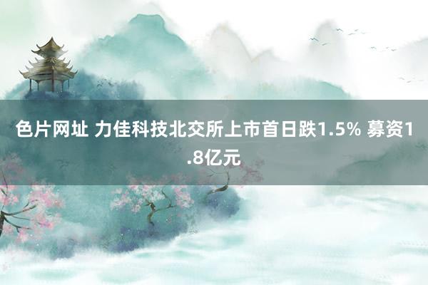 色片网址 力佳科技北交所上市首日跌1.5% 募资1.8亿元