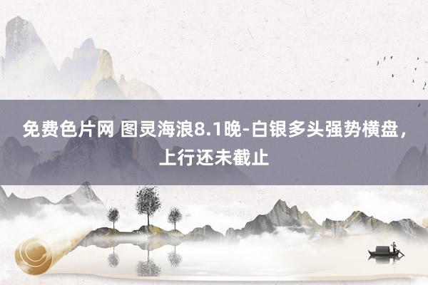 免费色片网 图灵海浪8.1晚-白银多头强势横盘，上行还未截止