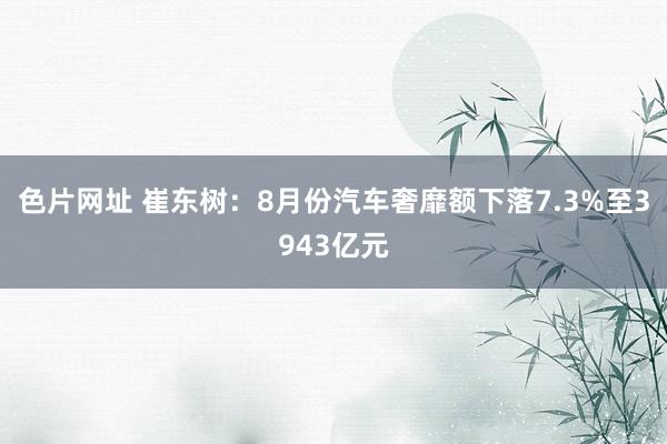 色片网址 崔东树：8月份汽车奢靡额下落7.3%至3943亿元