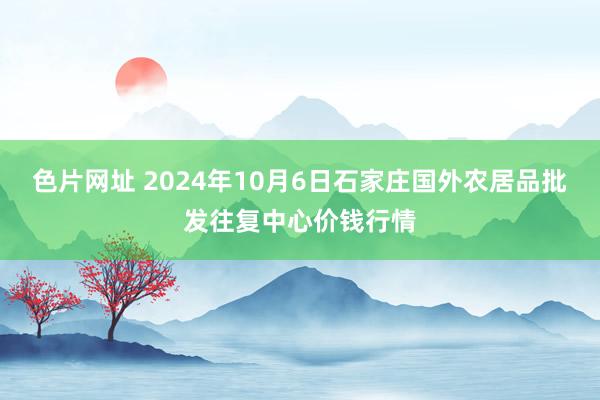 色片网址 2024年10月6日石家庄国外农居品批发往复中心价钱行情