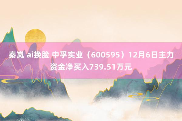 秦岚 ai换脸 中孚实业（600595）12月6日主力资金净买入739.51万元