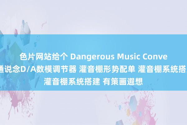 色片网站给个 Dangerous Music Convert8 灌音棚多通说念D/A数模调节器 灌音棚形势配单 灌音棚系统搭建 有策画遐想