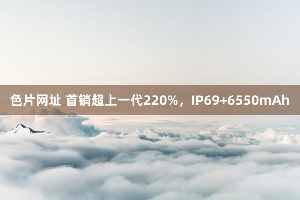 色片网址 首销超上一代220%，IP69+6550mAh